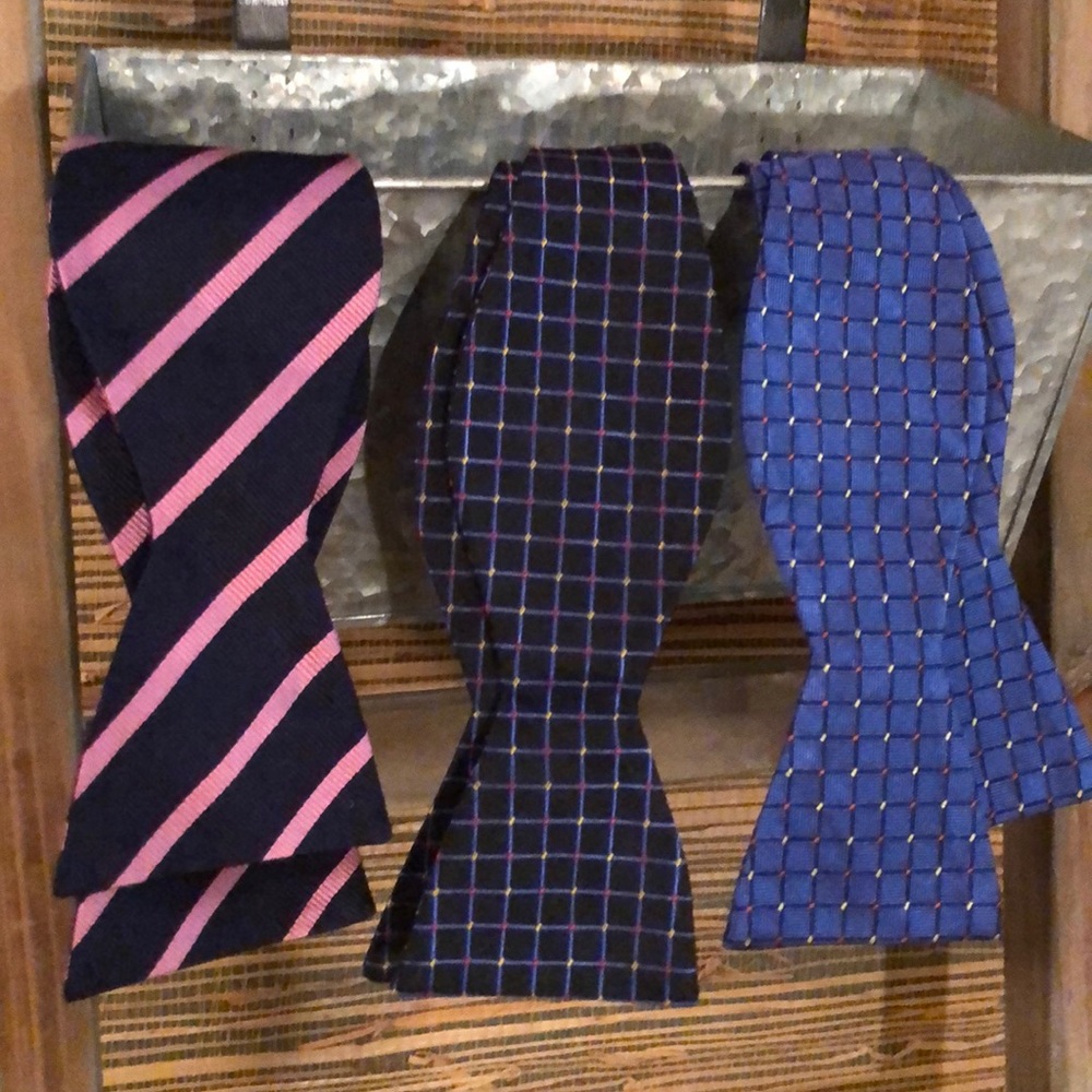 3 Saddlebred 100% Silk Bow Tie